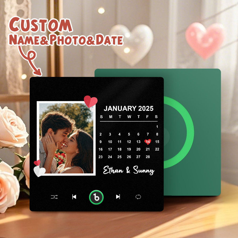 Custom Music Fridge Magnets Custom Music Fridge Magnet Colorful Frame Album Fridge Magnet Can Play Songs Gift for Lover - GetPhotoSocksUk