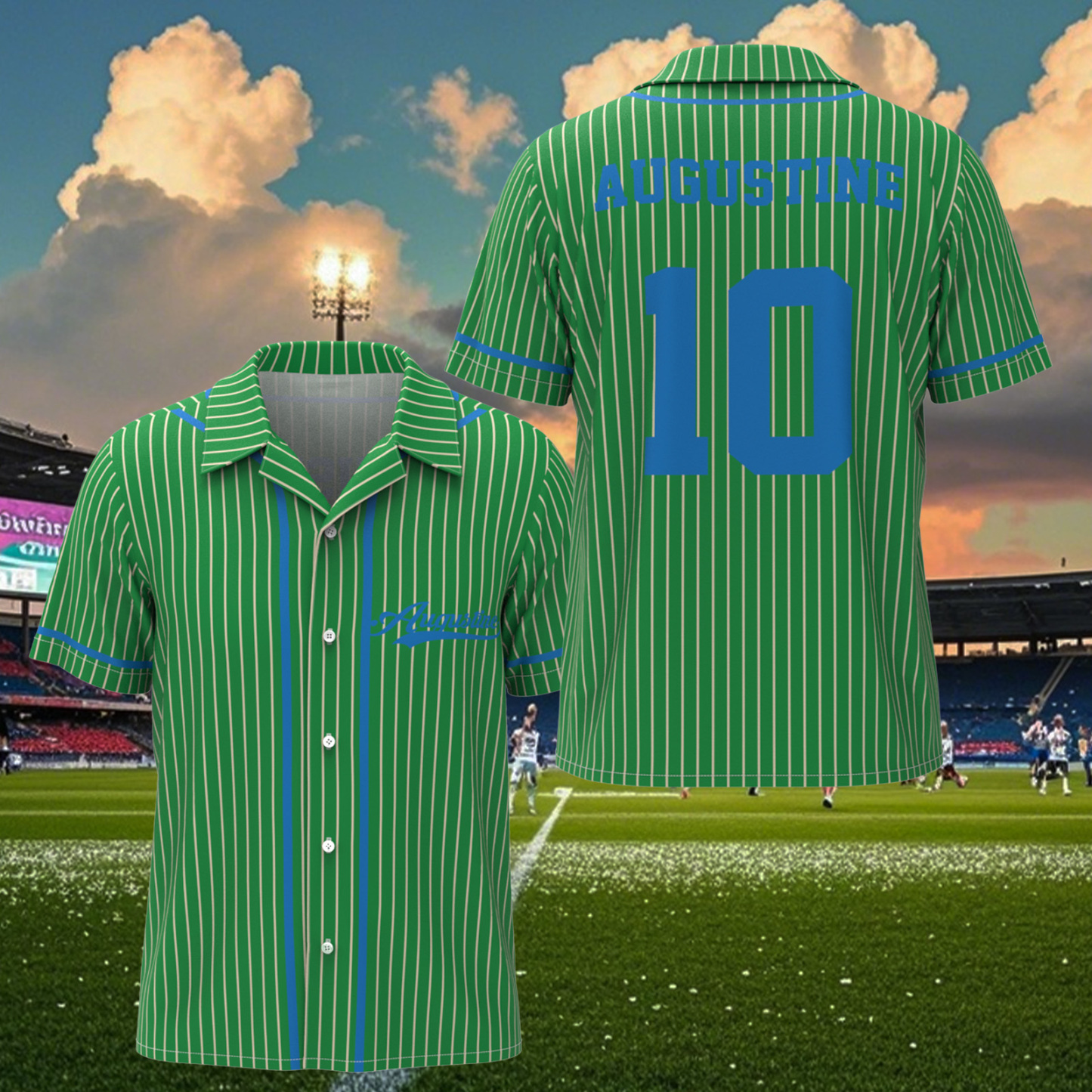 Custom Name Hawaiian Shirt For Sport Lover Baseball Jersey Shirt - GetPhotoSocksUk