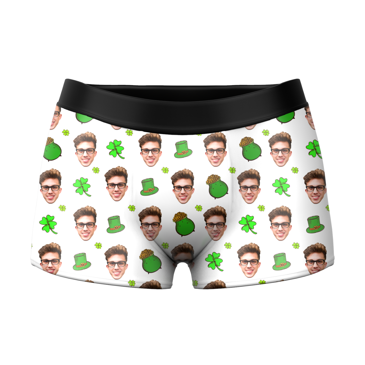 Custom Good Luck Boxer Shorts - MyPhotoSocks