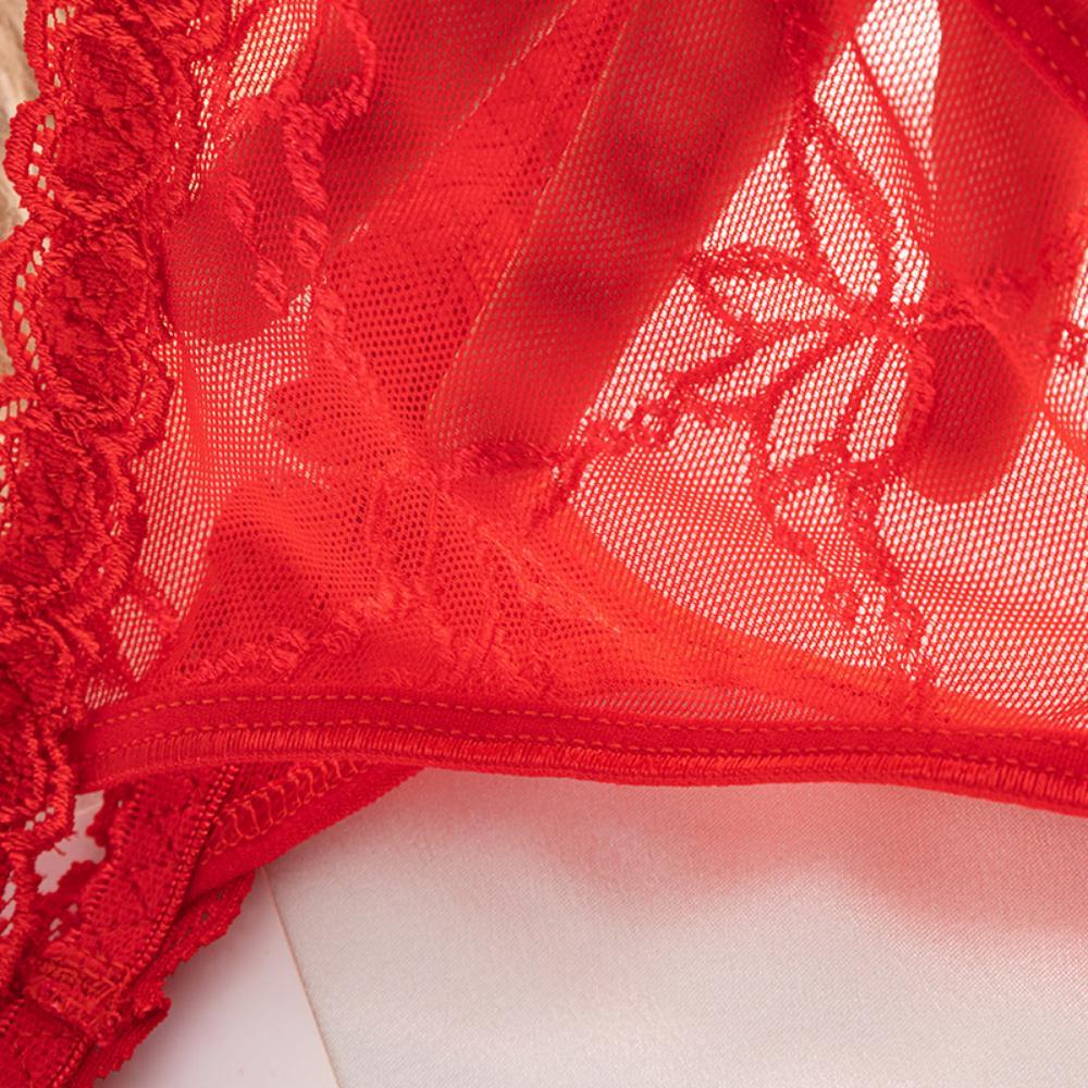 Custom Lace Thongs with Jewelry Crystal Letter Name Gift for Her -