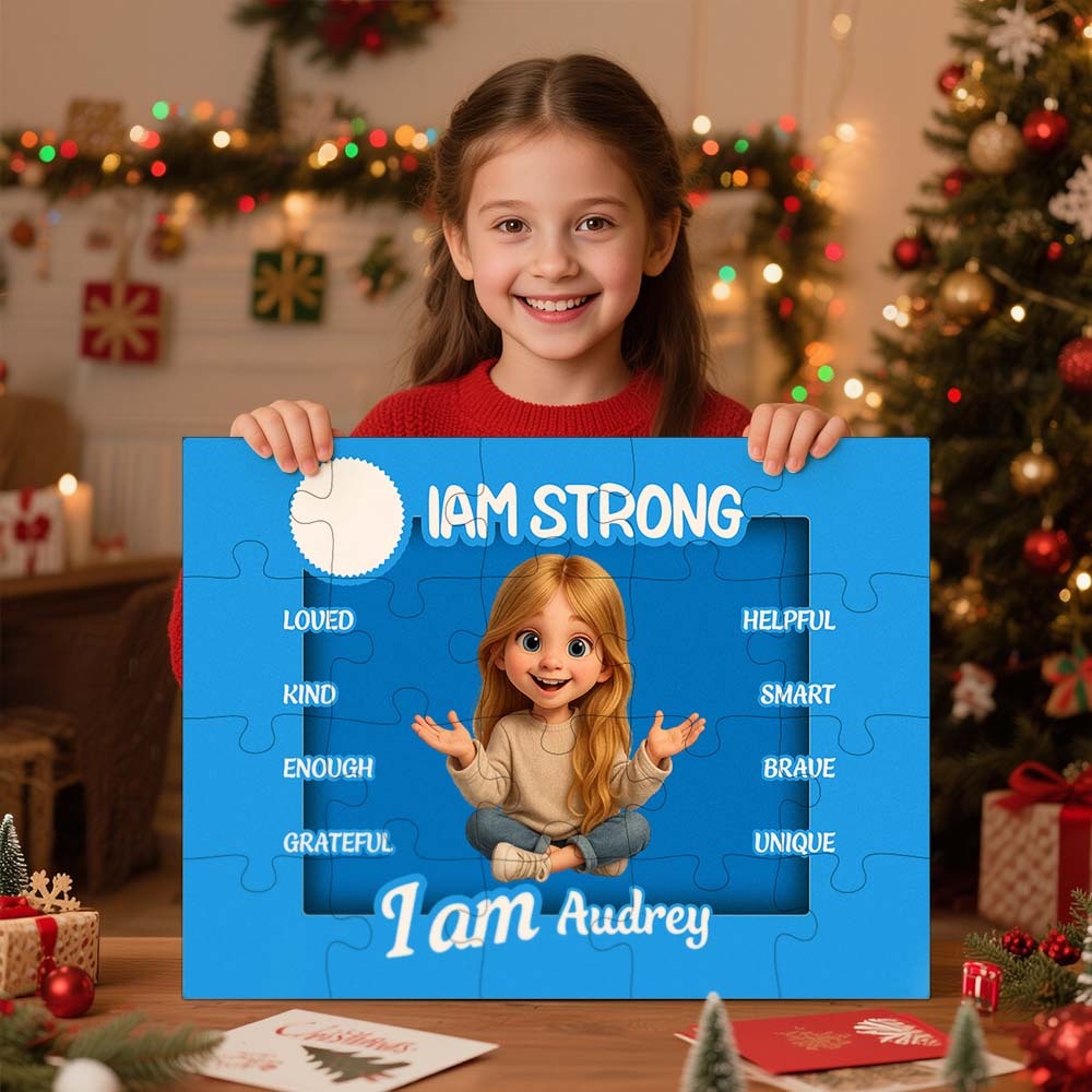 Jigsaw Puzzle Personalized - HAPPY BIRTHDAY Christmas Gift For Grandkid - Gift for Kids - Trendy New 2025 - Personalized Puzzle - GetPhotoSocksUk