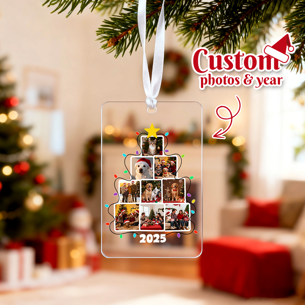 Photo Car Ornament Christmas Gifts Car Ornament Personalized Gifts for Him Custom Photo Car Ornament Couple Ornament - GetPhotoSocksUk