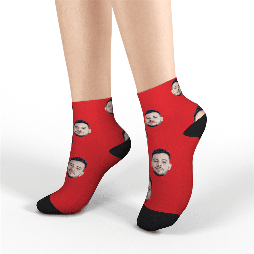 Custom Quarter Face Socks - CustomPhotoSocks