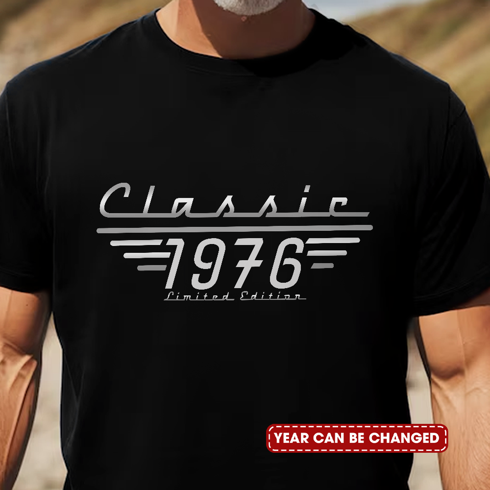 Classic Car Style Dad Shirt - Personalized Gifts For Dad - GetPhotoSocksUk