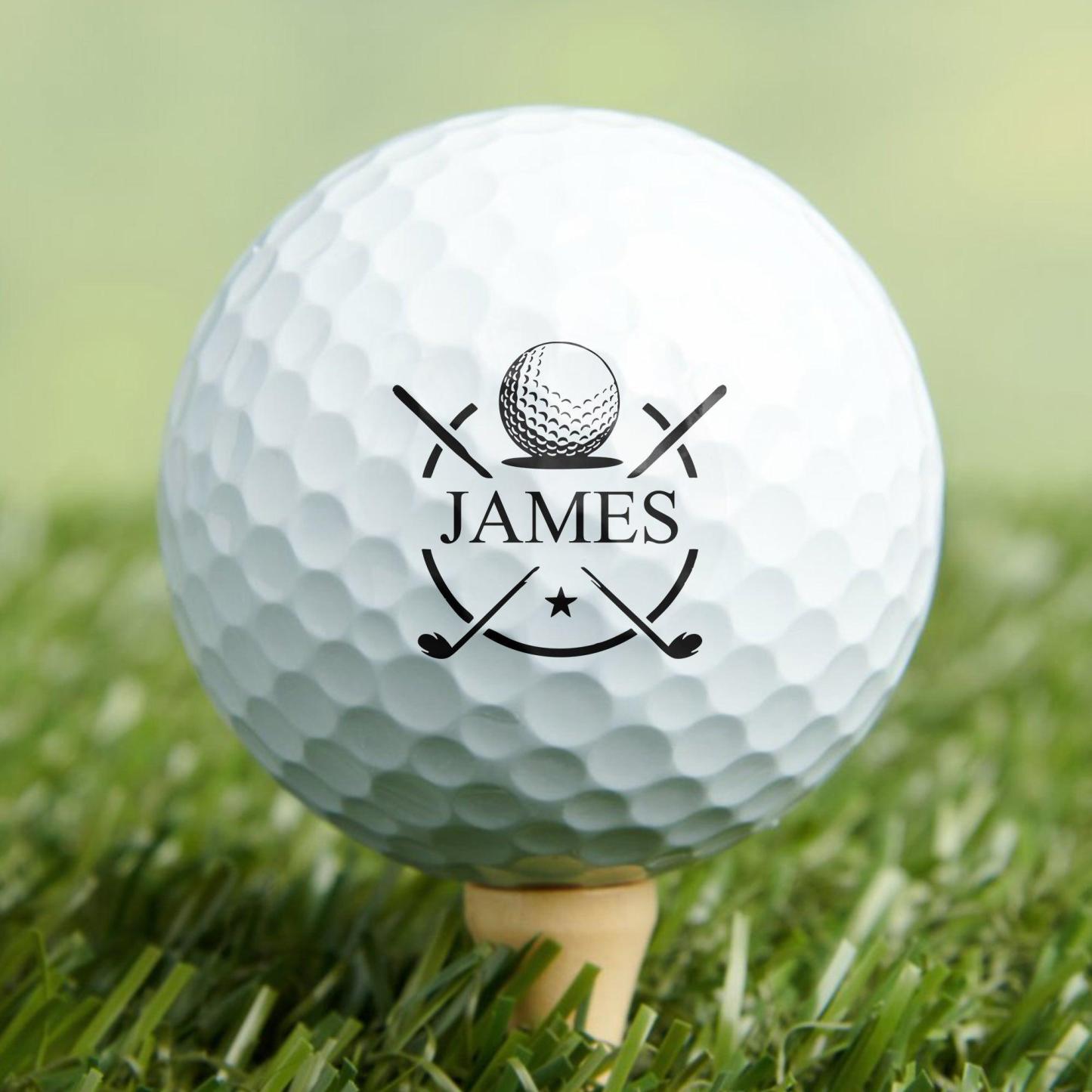 Personalized Plastic Golf Ball Stamp for Golfers – Custom Logo Marker, Unique Gift for Avid Players - GetPhotoSocksUk