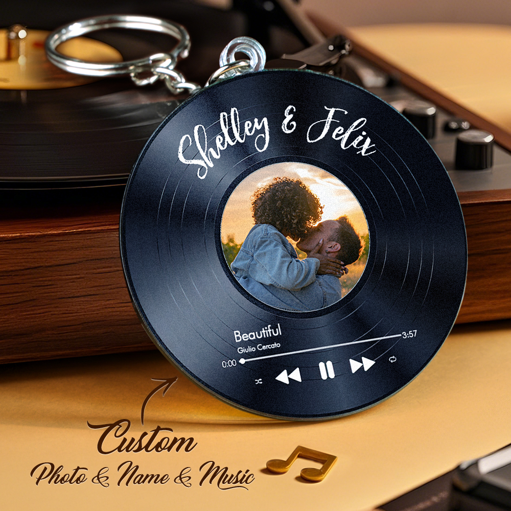 Custom Your Favorite Song - Personalized Acrylic Keychain