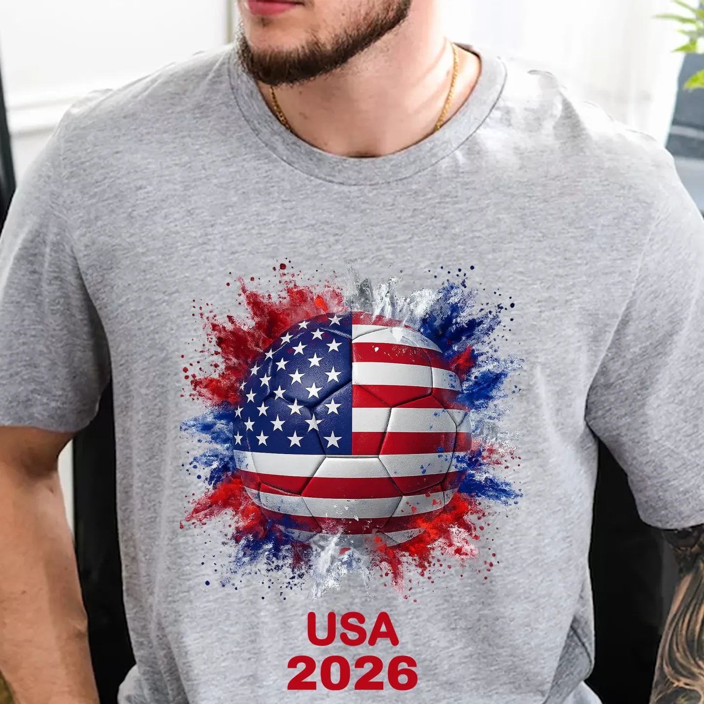 Soccer 2026, Custom Football Nation Flags - Personalized Shirt Unisex Hoodie - GetPhotoSocksUk
