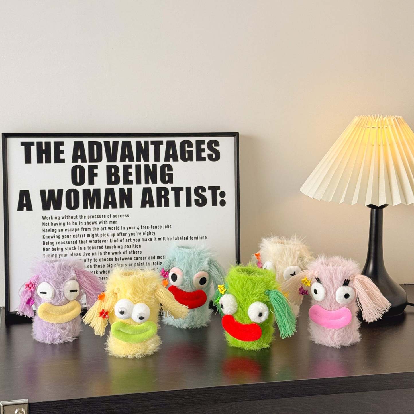 Ugly and Cute Plush Socks with Big Eyes Coral Fleece Home Winter Thickened Warm Socks -