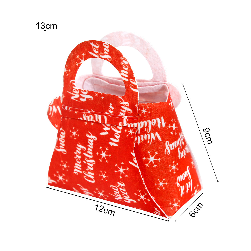 Red Christmas Gifts Bag Cute Gift Bag For Festival Package - GetPhotoSocksUk