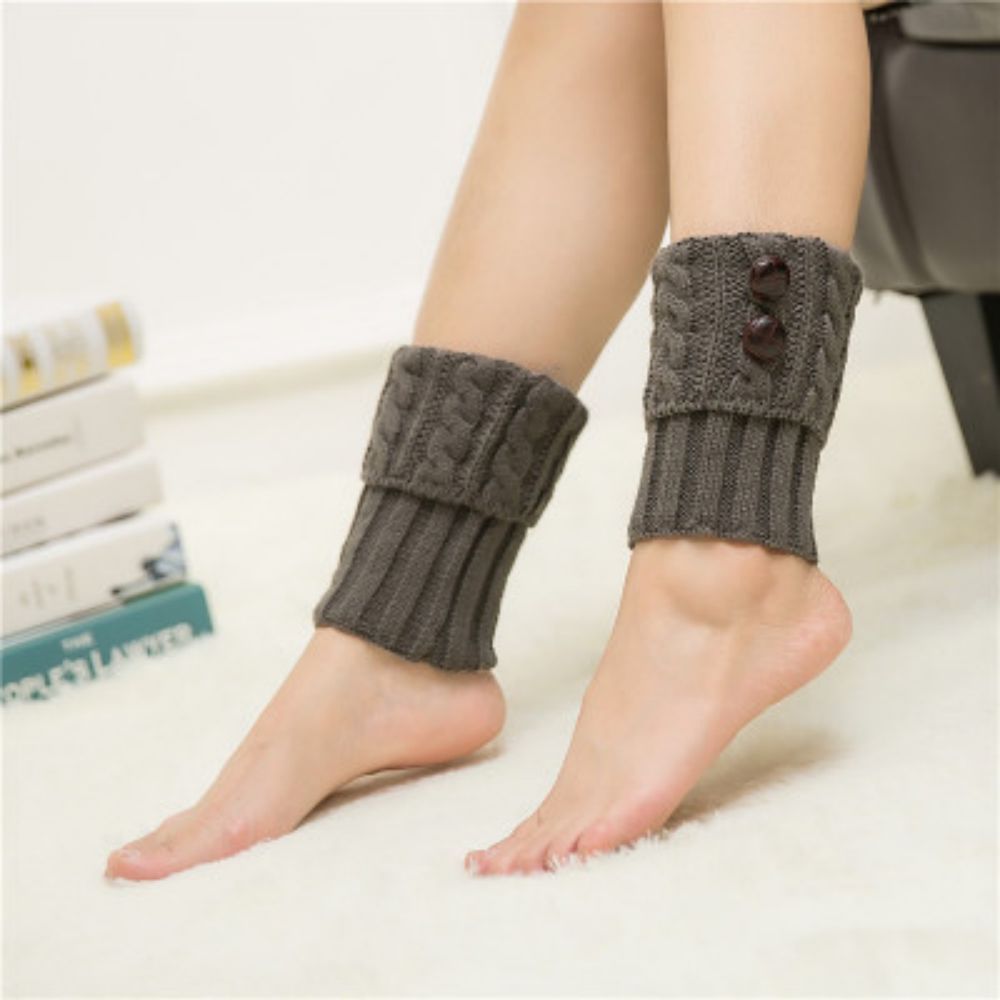 Winter Ladies Twist Knee Socks Pile Pile Socks -