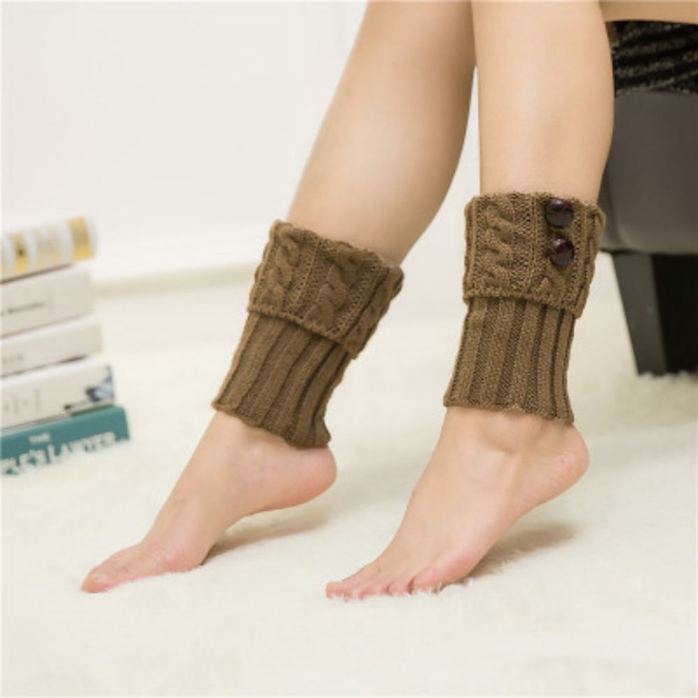 Winter Ladies Twist Knee Socks Pile Pile Socks -