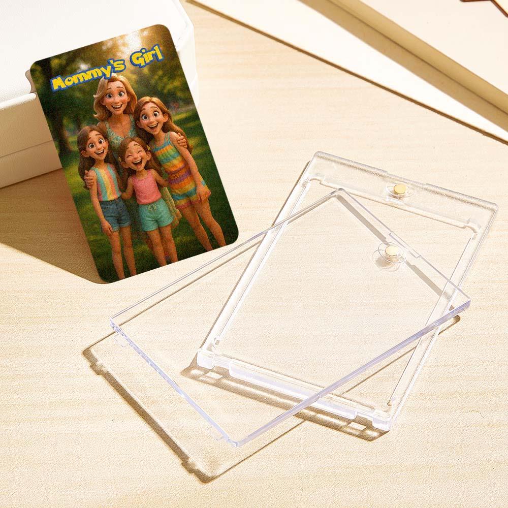 Personalized Card Anniversary Present Turn Your Photo into a Unique Collectible - GetPhotoSocksUk