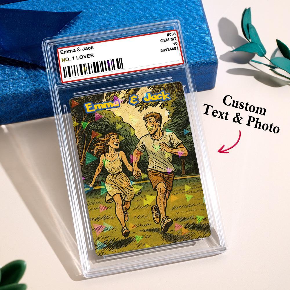 Personalized Card Anniversary Present Turn Your Photo into a Unique Collectible - GetPhotoSocksUk