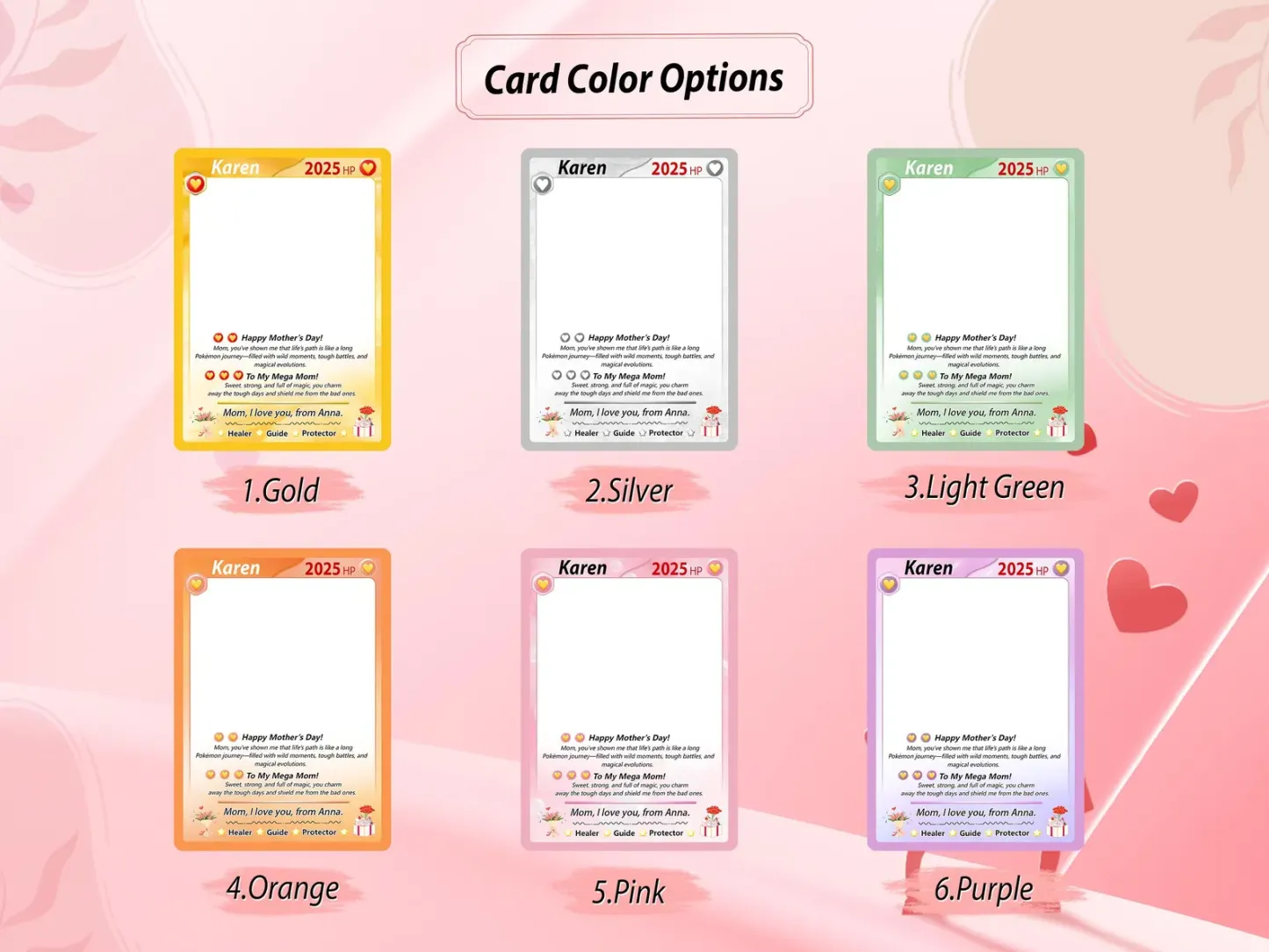 Custom Mother's Day Game Cards, Mother's Day Gifts Photo Cards  Gift for Gamer Mom