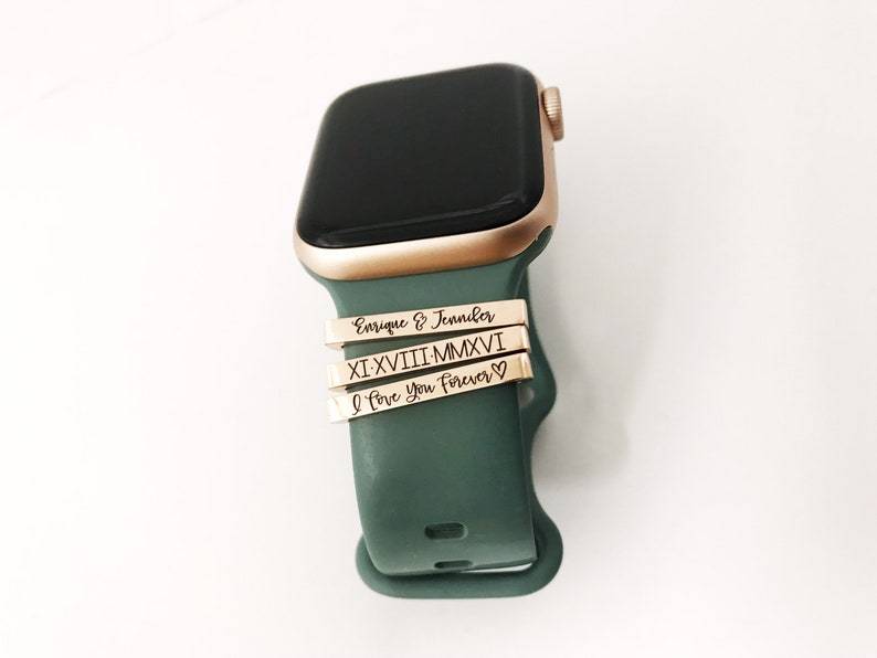 Personalized Smart Watch Band Charm Engraved Anniversary Gift New Mom Gift Weight Loss Tracker Fitness Gift Unisex Self Care Gift - GetPhotoSocksUk