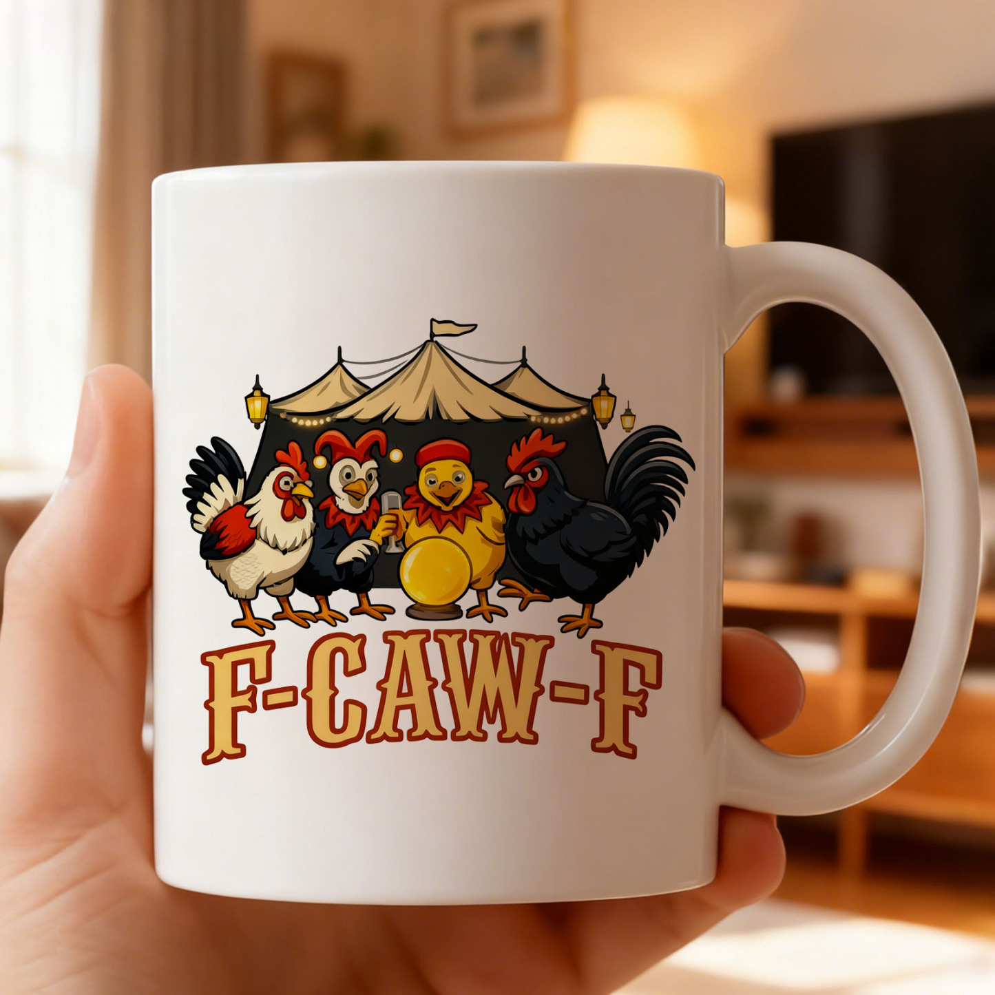 Custom Mug - Personalized Funny Gifts For Best Friends, Family, Coworker, Work Bestie - My Resting Squawk Face - GiftlabUS