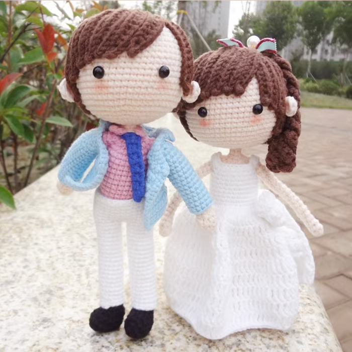 Crochet Doll Lookalike Dolls Personalized 1 Person Full Body Custom Couple/Wedding Gift -