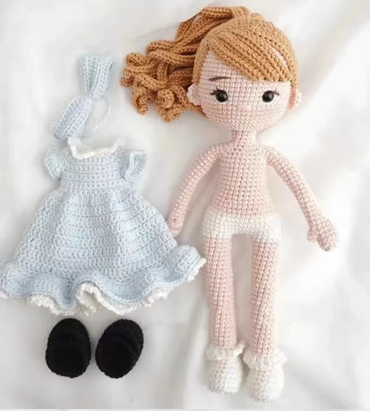 Custom Crochet Doll Personalized 1 Person Full Body Custom Couple Gift -