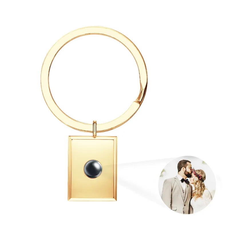 Personalized Photo Projection Keychain Custom Photo Keychain For Love