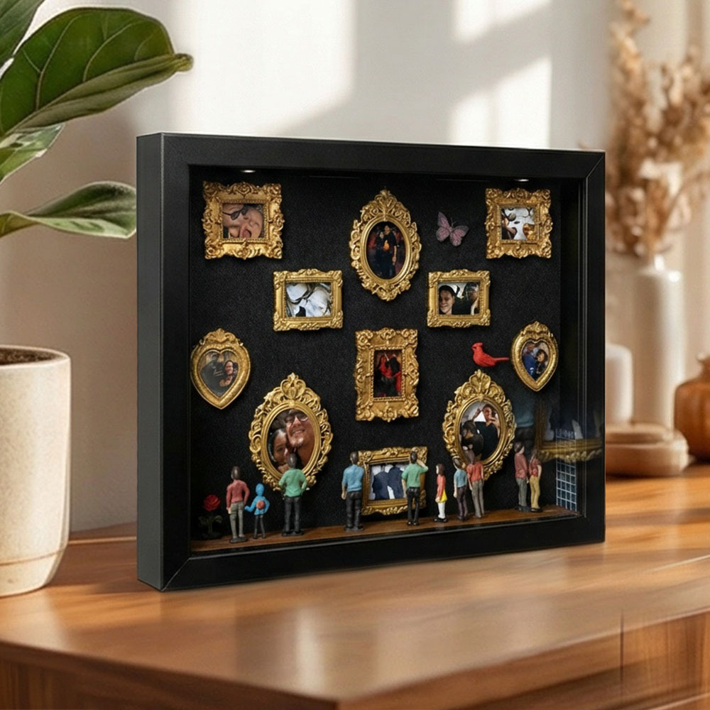 Museum of Us Frame Personalized Couples Gift for Her Cute Miniature Museum Gifts Meaningful Gift Valentine's Day Anniversary Gift - MyCameraRollKeychain