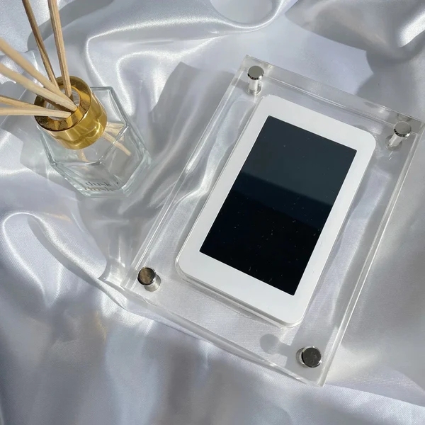 Digital Photo Frame Transparent Acrylic Video Electronic Stage Photo Album