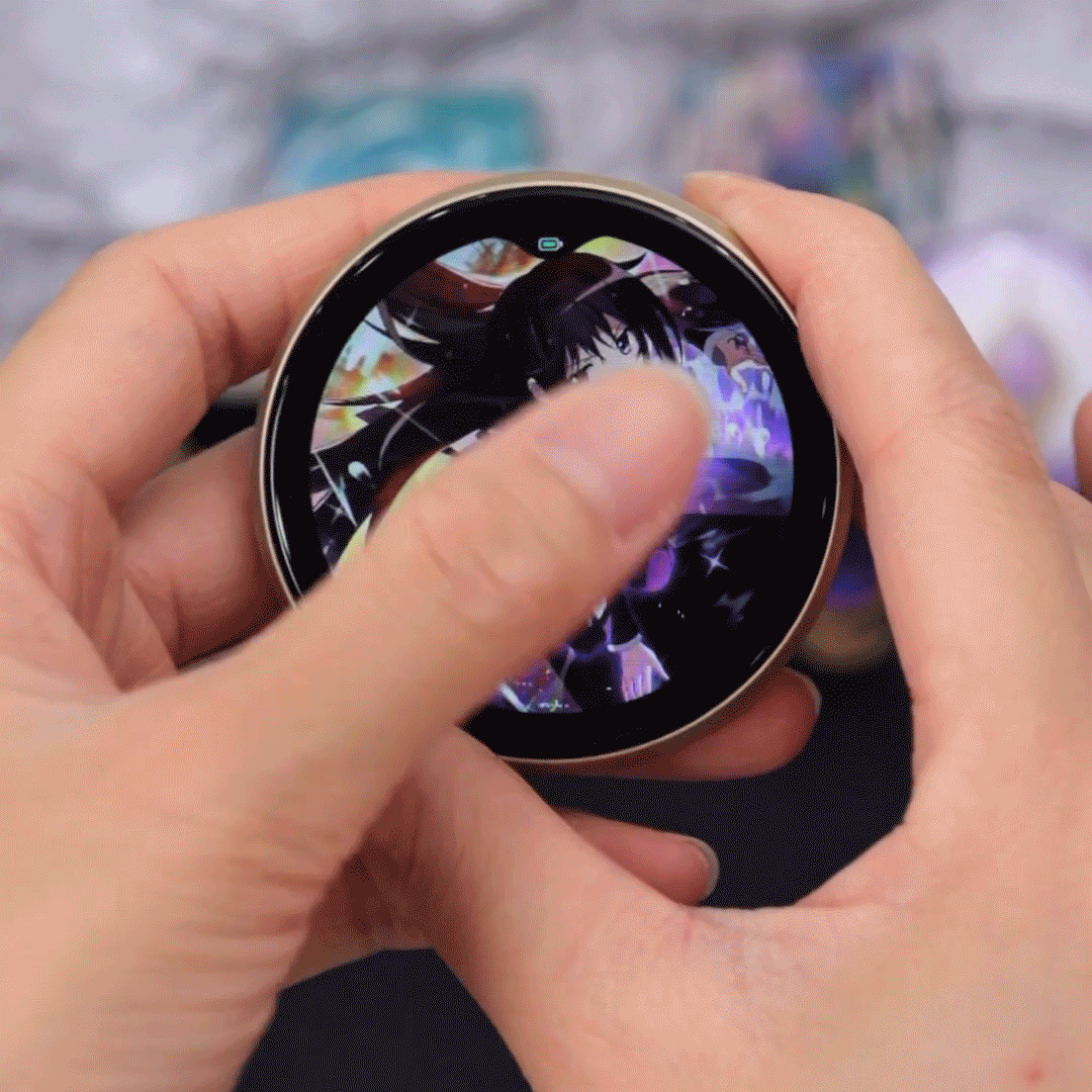  Pre-sale Smart Digital Display Badge with GIF/Photo Sync | Interactive Customizable Pin for Fans & Creators