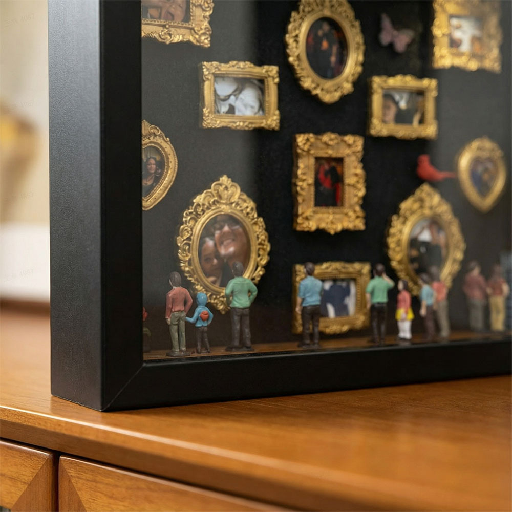 Museum of Us Frame Personalized Couples Gift for Her Cute Miniature Museum Gifts Meaningful Gift Valentine's Day Anniversary Gift - MyCameraRollKeychain