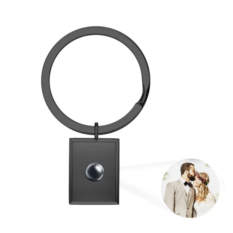 Personalized Photo Projection Keychain Custom Photo Keychain For Love