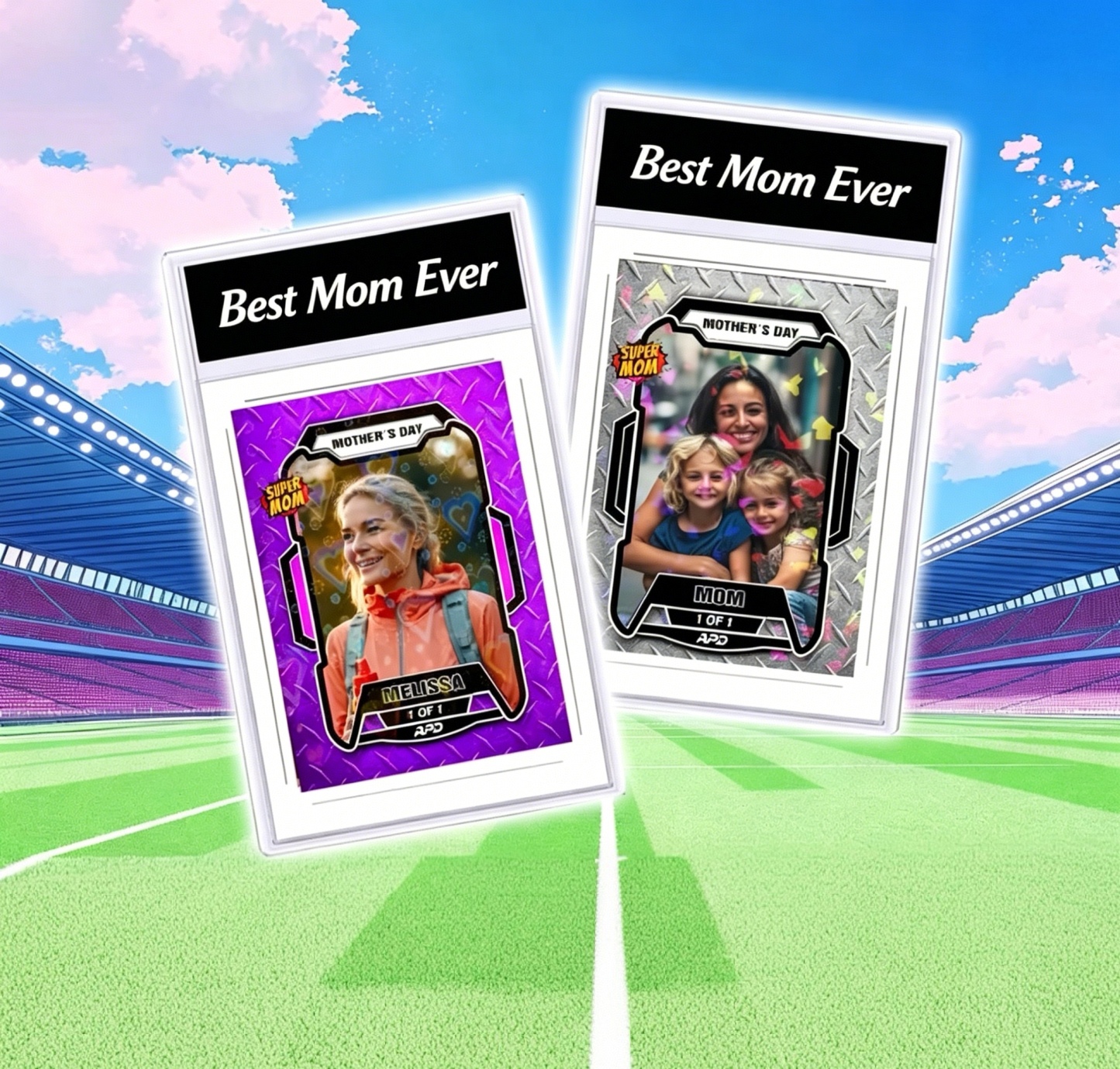 Custom Mothers Day Trading Card Custom Photo Card Gift for Mom Mothers Day Gift