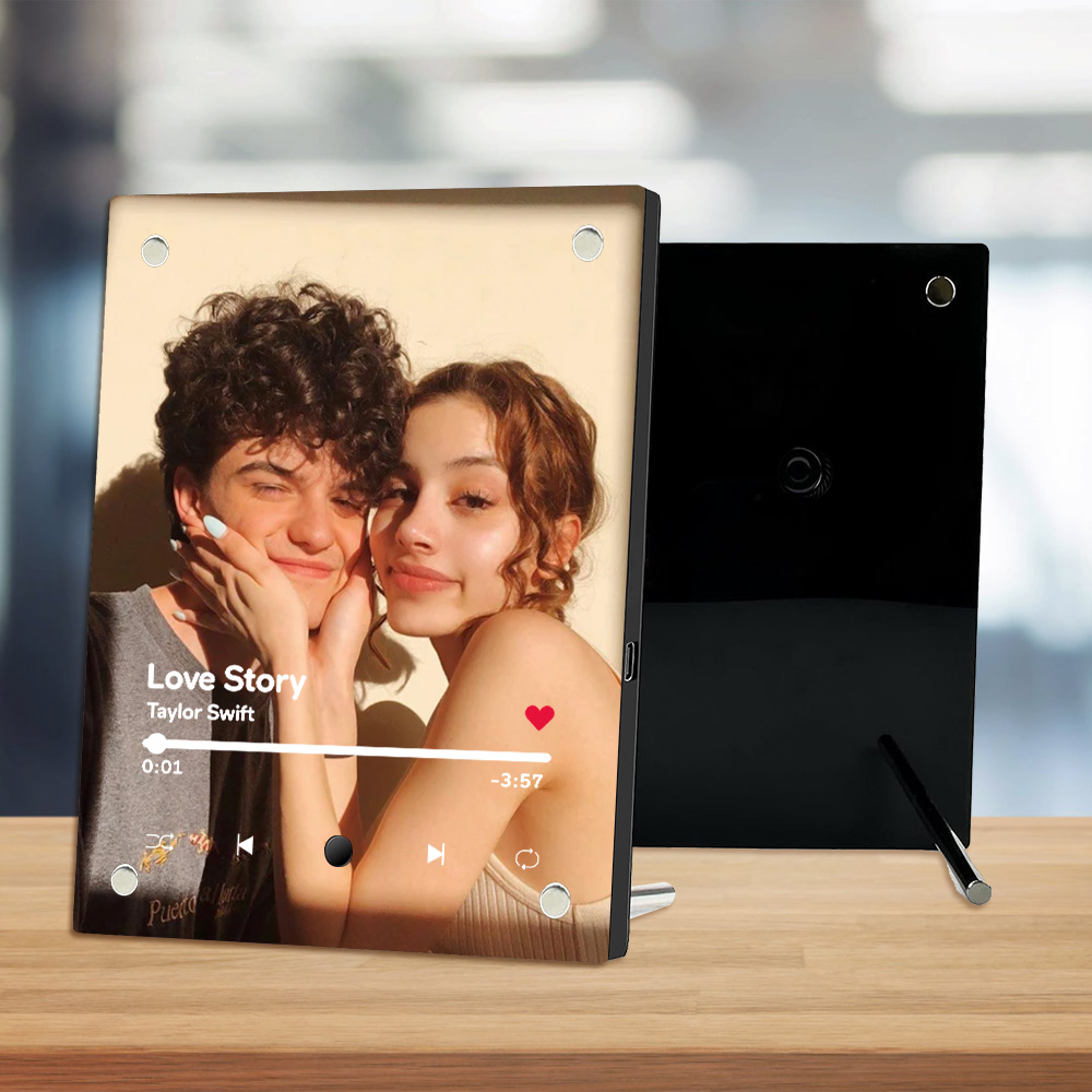 Custom Music Picture Frame Custom Spotify Frame Personalized Photo Frame Anniversary Gifts for Couple