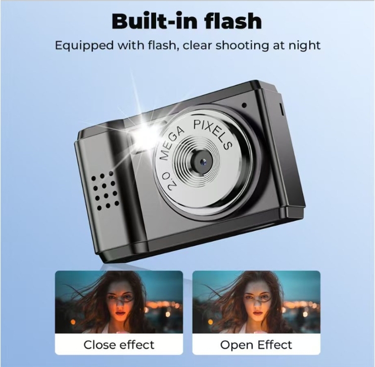 Mini Small Camera 8G Instant Camera Can Take Pictures with High-Definition Pixels Dedicated to Carry