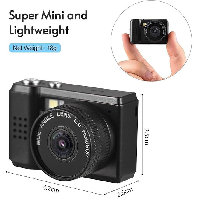 Mini Small Camera 8G Instant Camera Can Take Pictures with High-Definition Pixels Dedicated to Carry
