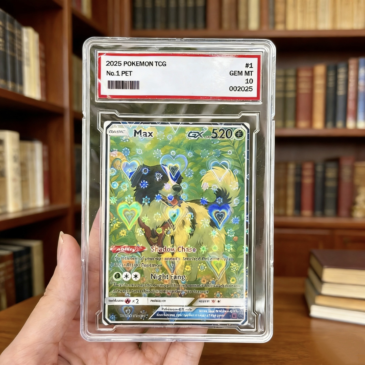 Personalized Pet Anime Art Trading Card, Best Holiday Gift for Pet Lover - MyCameraRollKeychain