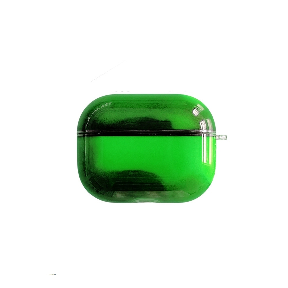 Custom Name Liquid Glitter AirPods Case Glow in the Dark Quicksand Sparkle Cute Protective Cover for AirPods 1 2 3 4 Shockproof