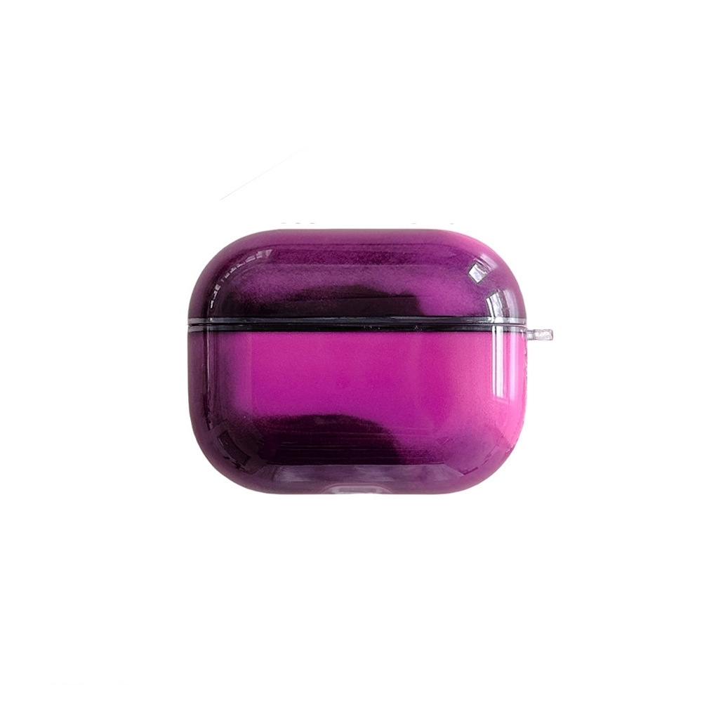 Custom Name Liquid Glitter AirPods Case Glow in the Dark Quicksand Sparkle Cute Protective Cover for AirPods 1 2 3 4 Shockproof