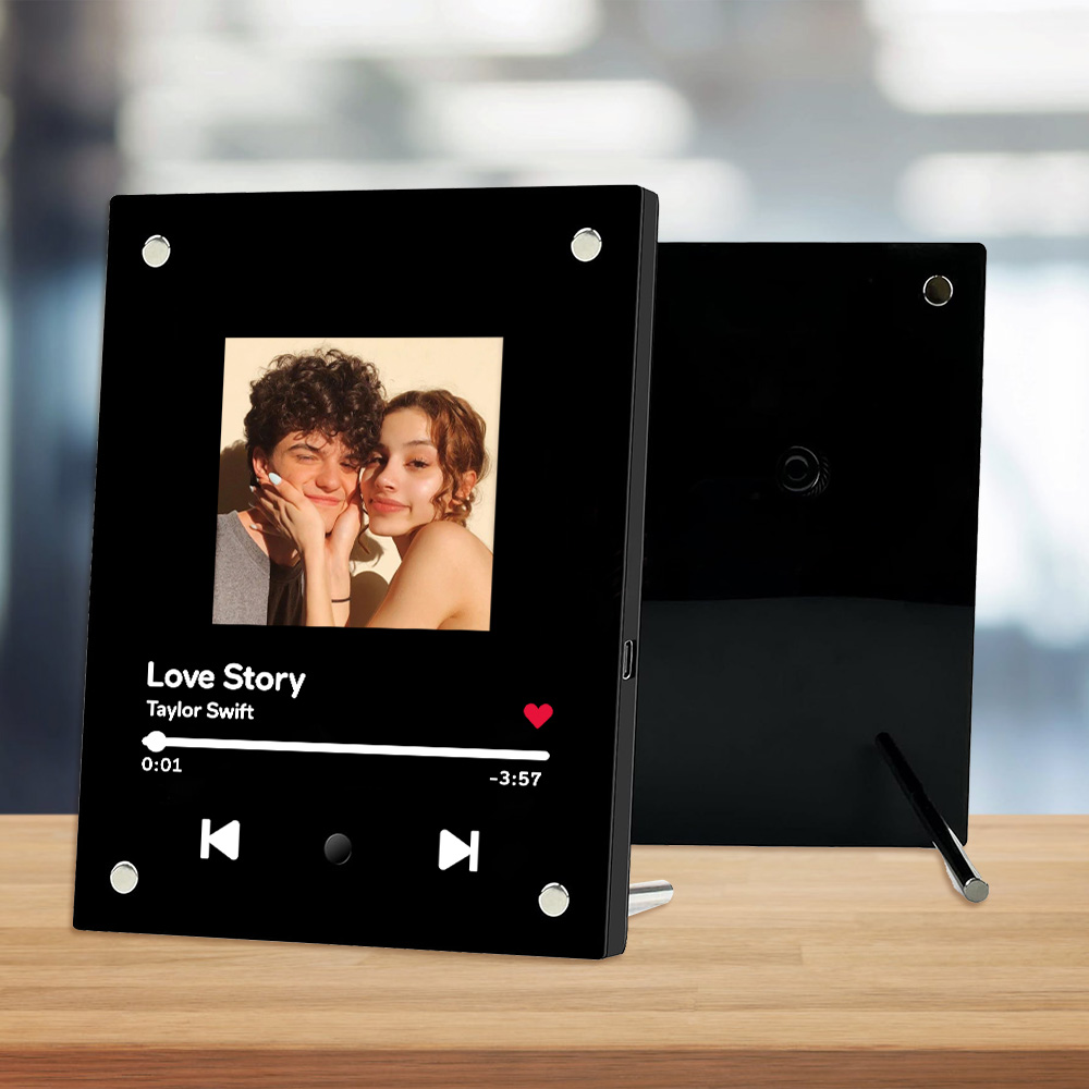 Custom Music Picture Frame Custom Spotify Frame Personalized Photo Frame Anniversary Gifts for Couple