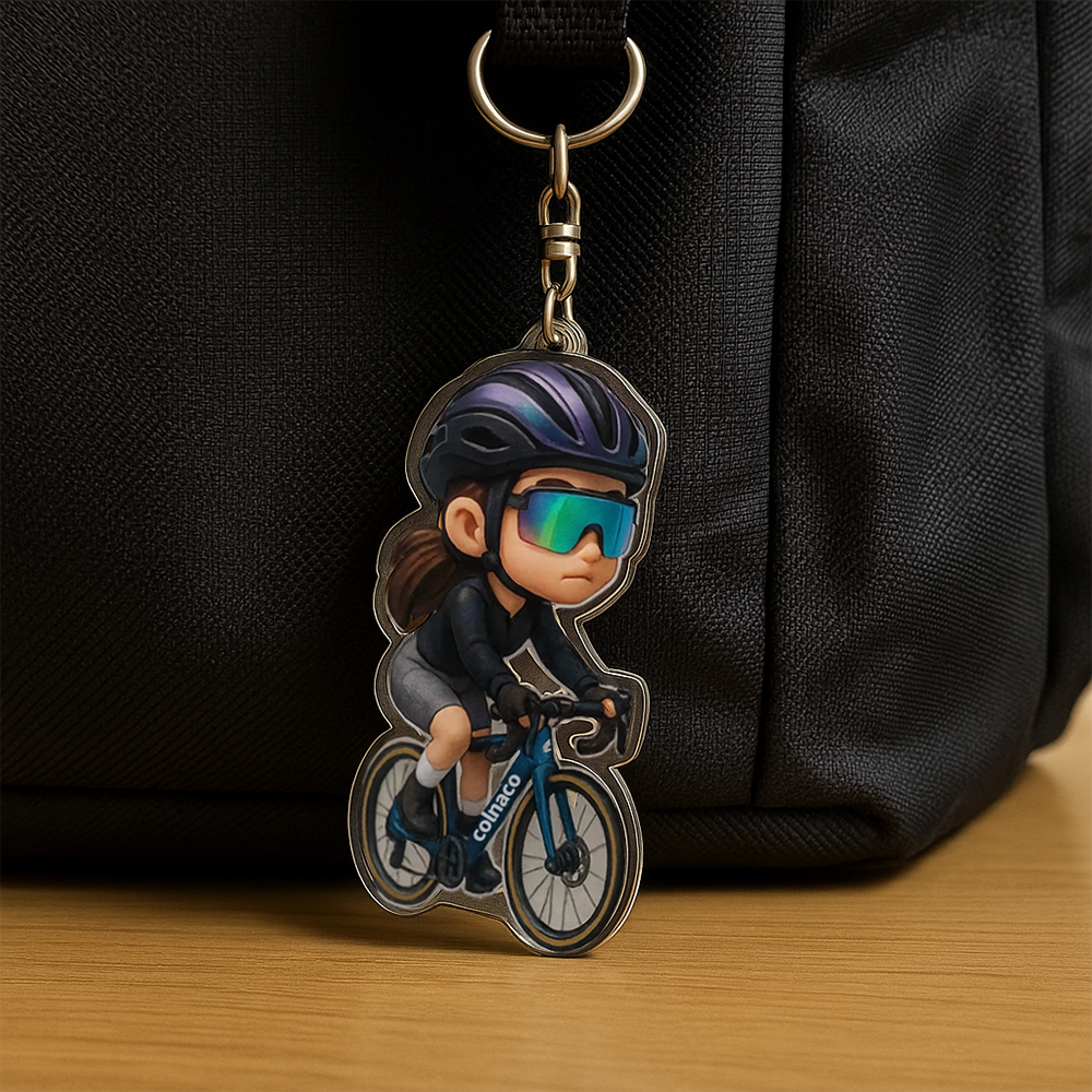 Custom Figure Pet Keychain Personalized Acrylic Cartoon Keychain Photo Bag Charm Unique Keepsake Gift For Pet Owner - MyCameraRollKeychain