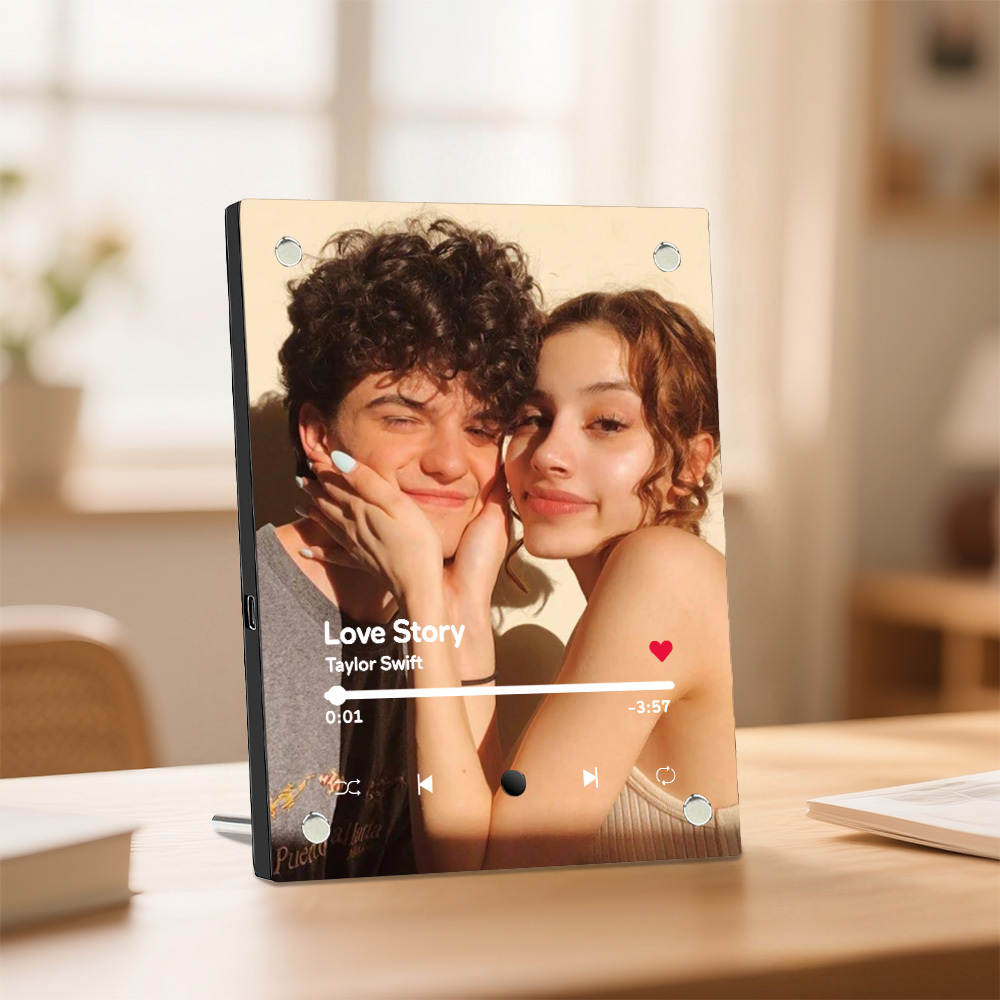 Custom Music Picture Frame Custom Spotify Frame Personalized Photo Frame Anniversary Gifts for Couple - MyPhotoMugs