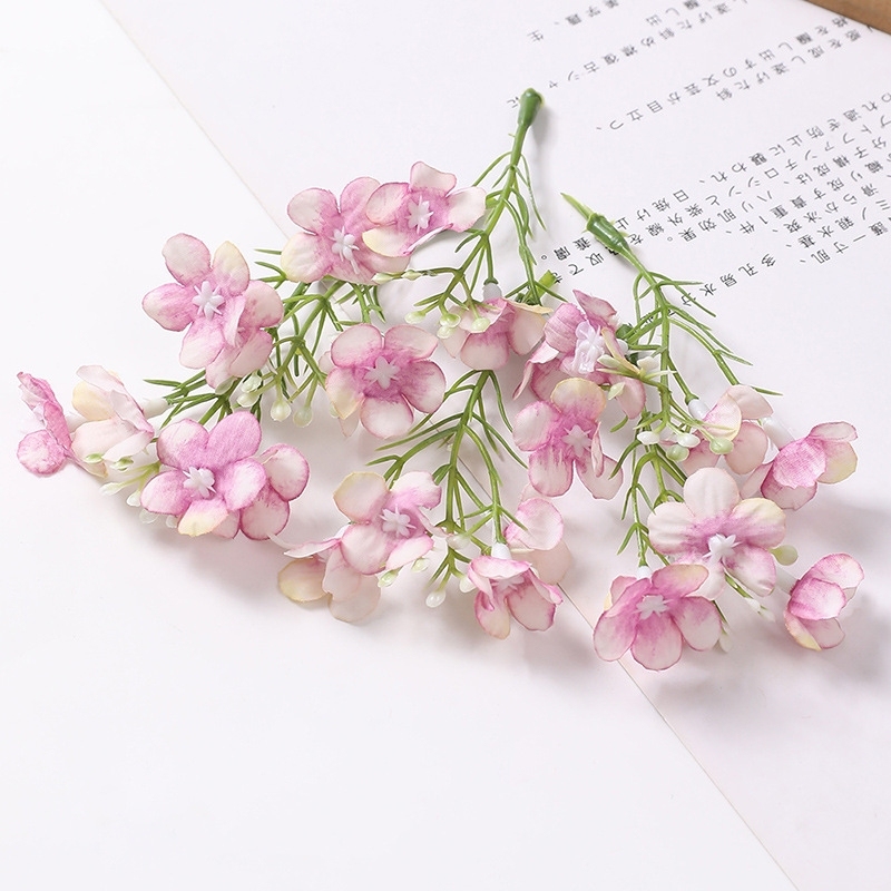 Artificial Flower-1Pcs-Light Magenta