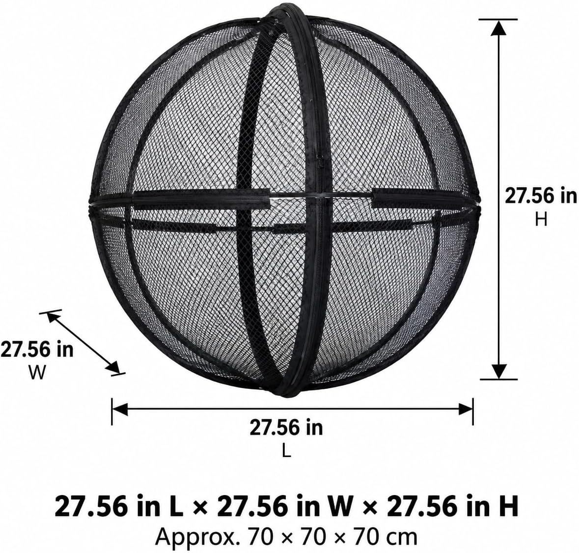 360° Panoramic Foldable Cat Playpen, Breathable Mesh Enclosure - MyCameraRollKeychain