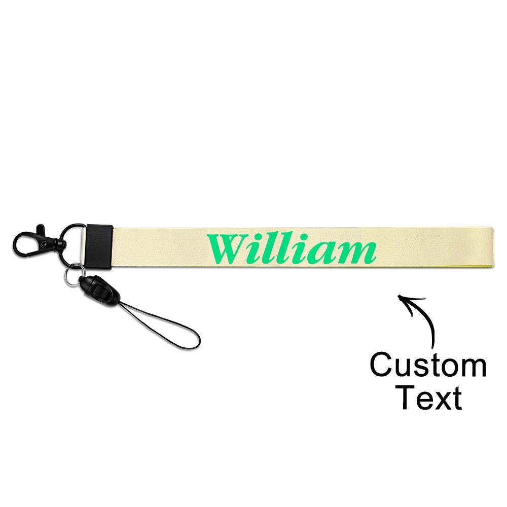 Personalized Text Bag Strap Fashion Belt keychain Decor For Him - MyCameraRollKeychain