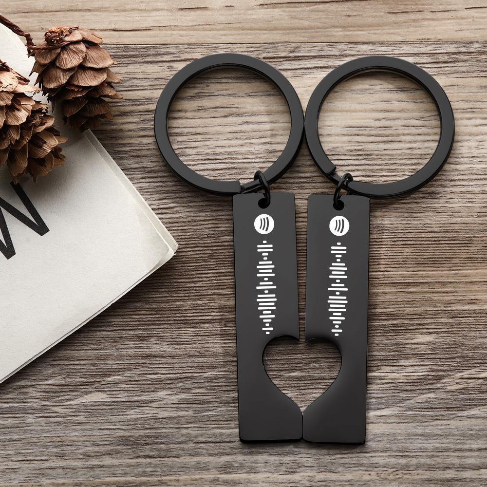 Custom Spotify Code Scannable Music Keychain Unique Gifts - photowatch