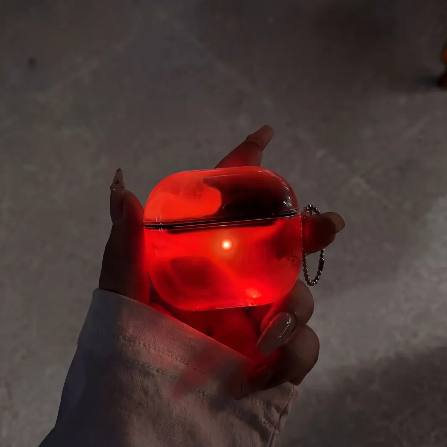 Liquid Glitter AirPods Case Glow in the Dark for AirPods 1/2/3/4 Quicksand Sparkle Protective Cover Shockproof Cute Case