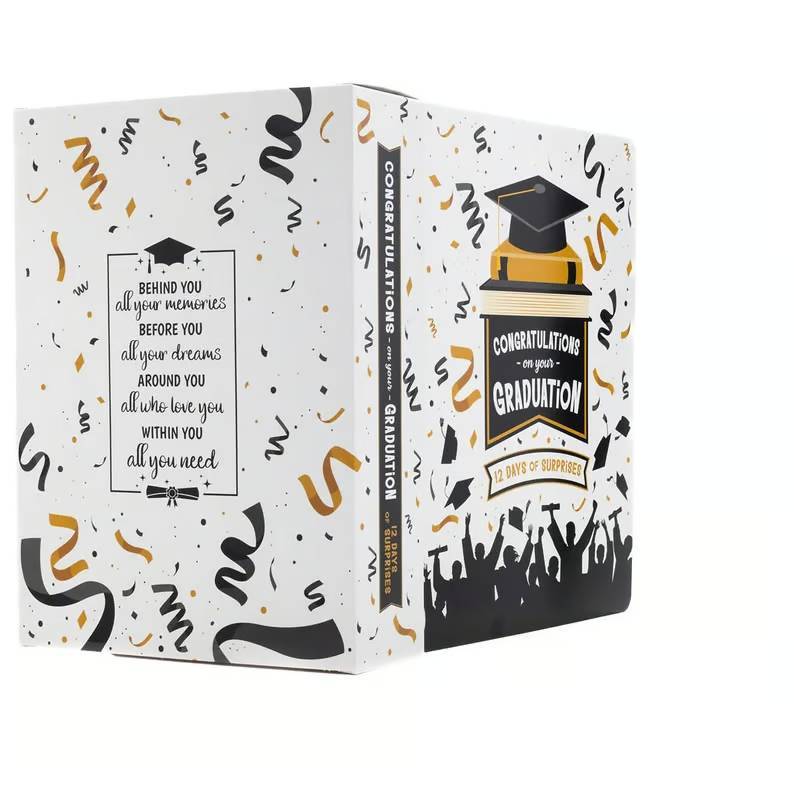 Fill it Yourself Empty Graduation Gift Packaging, 12 Days of Graduation Gifts, Congratulations on your Graduation Gift Packaging