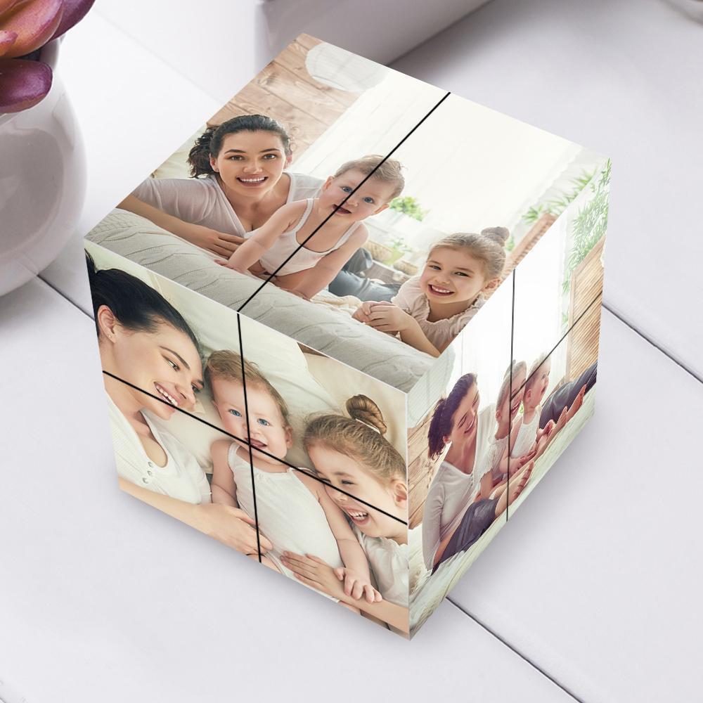 Custom Photo Rubic's Cube Multiphoto Colorful Cube Gift for Dad