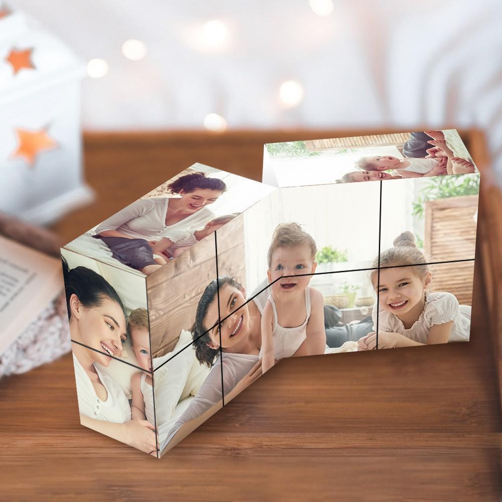 Custom Photo Rubic's Cube Multiphoto Colorful Cube Gift for Dad