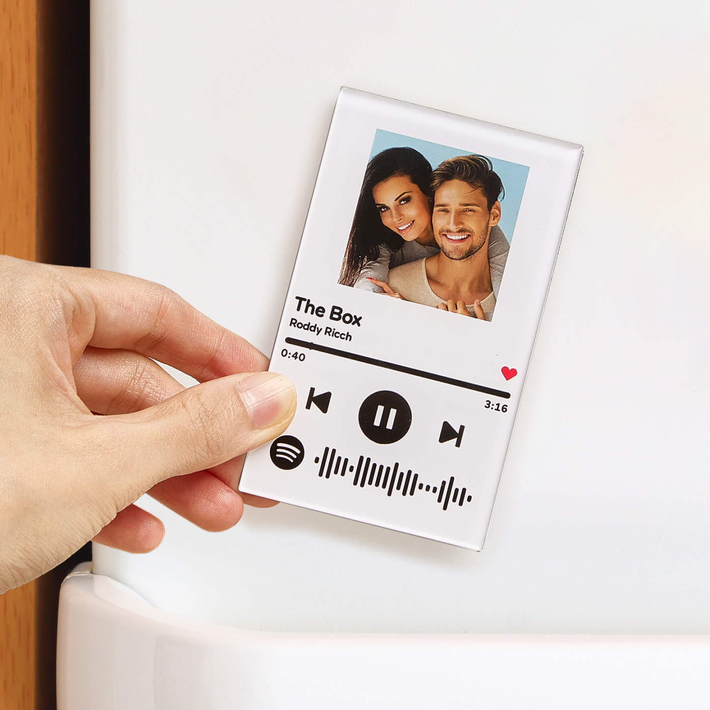 NFC Music Acrylic Fridge Magnet Custom Music Song Fridge Magnet Can Play Songs