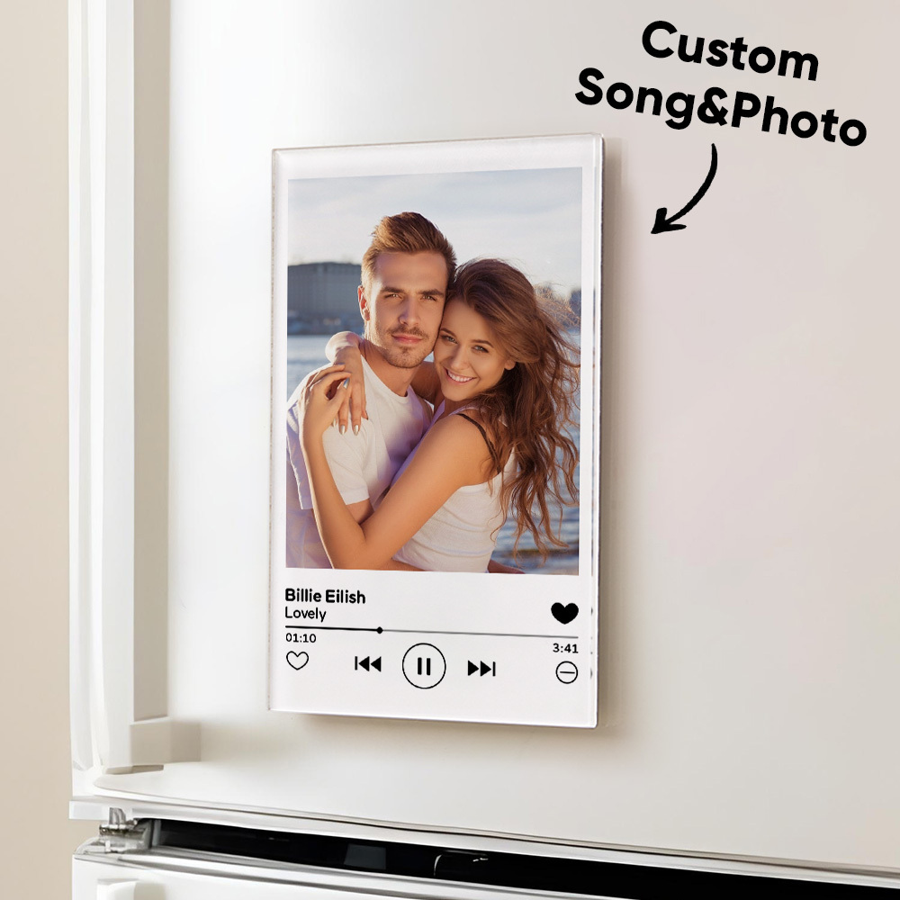 NFC Music Acrylic Fridge Magnet Custom Music Song Fridge Magnet Person