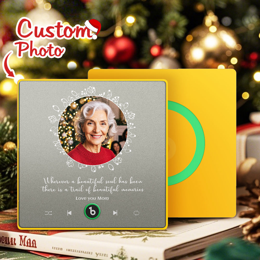 4.0 Upgrade Custom Music Fridge Magnet Vinyl Player Style Fridge Magnet Gift for Grandma