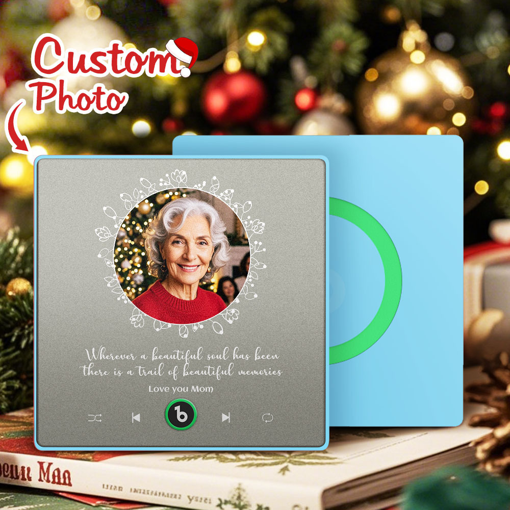 4.0 Upgrade Custom Music Fridge Magnet Vinyl Player Style Fridge Magnet Gift for Grandma